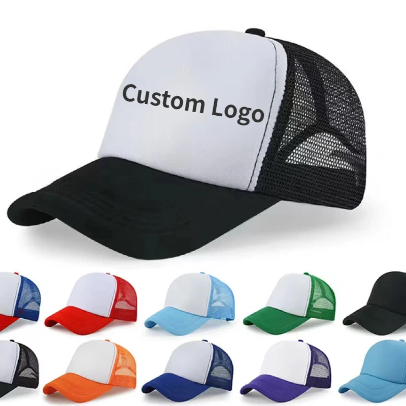 

Custom Logo Adult Baseball Cap Summer Men's and Women's Outdoor Shade Trucker Net Cap