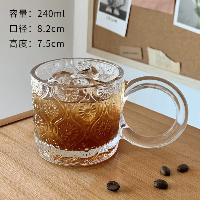 Популярная дизайнерская Хрустальная кружка IIns для кофе латте молока напитков 250