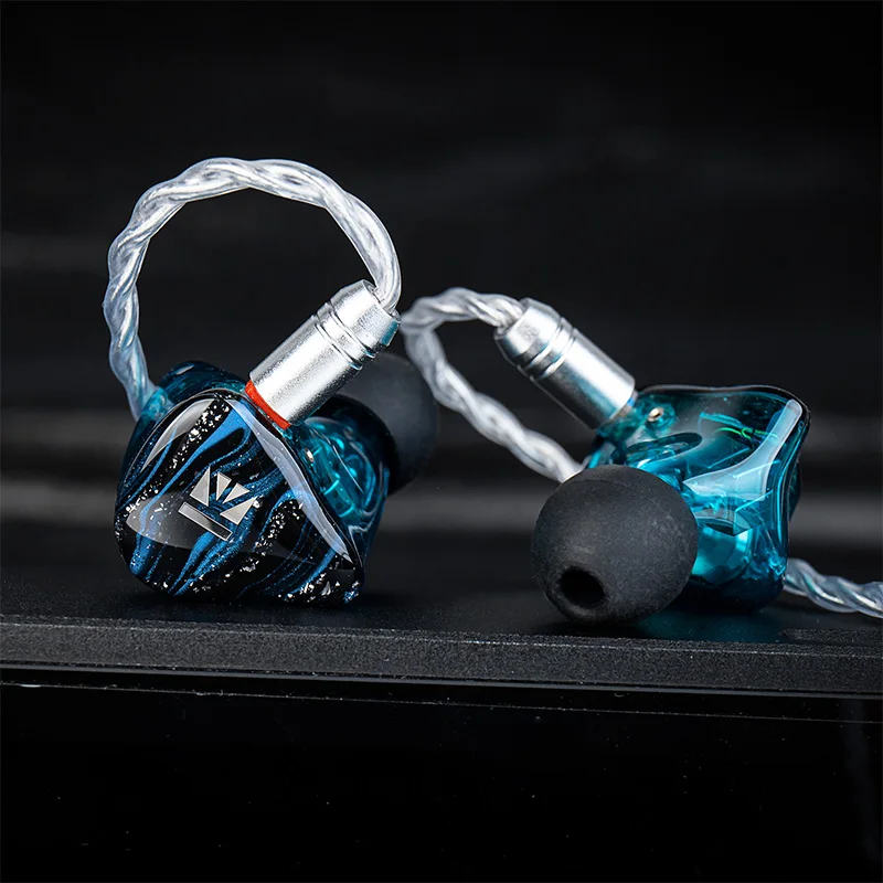 Фото KBEAR Cepheus KB16 Гибридные внутриканальные наушники (IEM) с 2DD+6BA драйверами, 10мм+6мм коаксиальные динамические и 6BA гибридные драйверы, HiFi мониторы для ушей, 0.78мм 2-контактный разъем, корпус из полимерной смолы №3