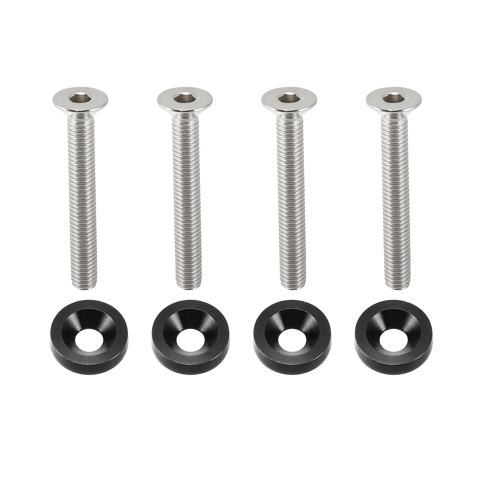 X Autohaux Автомобильная Передняя капота Проставка для вентиляции с болтами