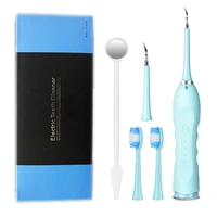 electric sonic dental calculus remover whitener scaler with brush head tooth cleaner rechargable tartar tool whitening teeth kit