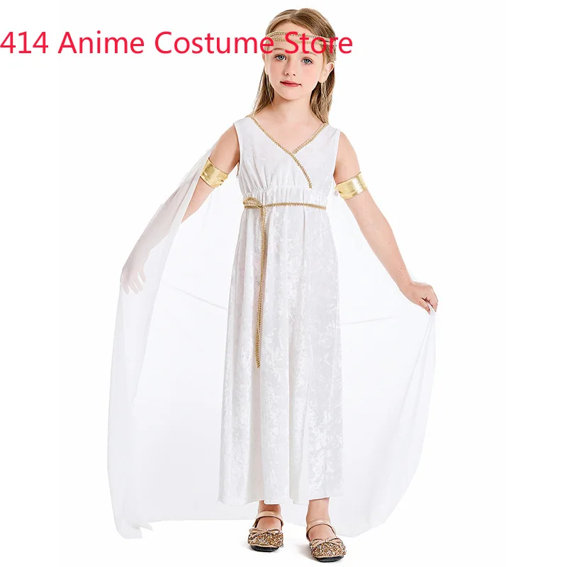 Детский костюм греческой богини атенийская Греческая богиня платье для девочек