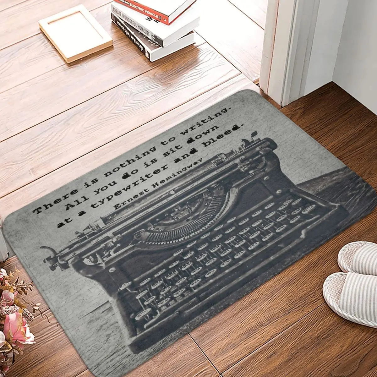 

Коврик для письма по Hemingway 60x40 см, полиэстер, напольные коврики, праздничные подарки для гостиной