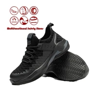 high top large mesh breathable and comfortable casual shoes mens anti smashing and anti piercing labor protection shoes