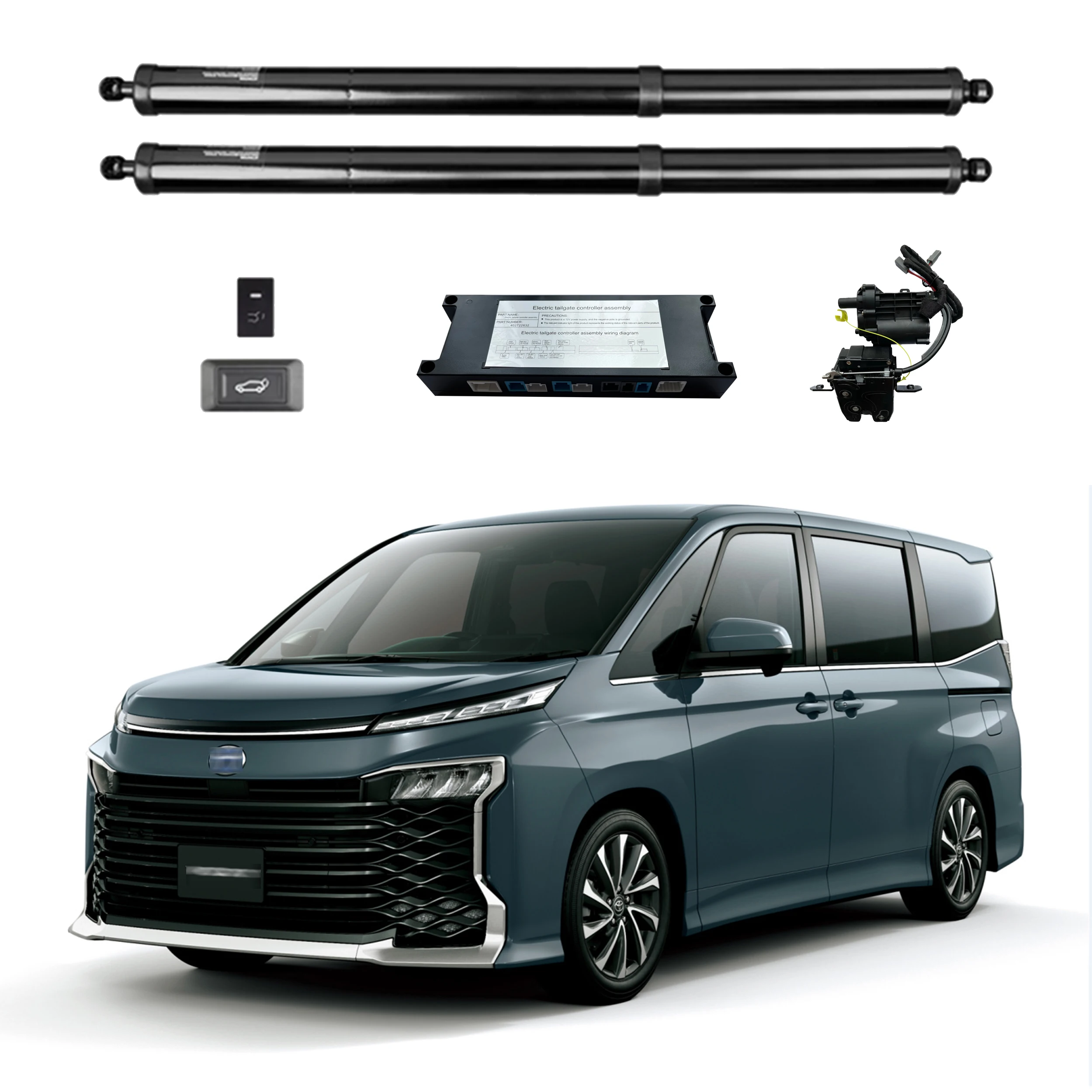 

Electric Tailgate Jam Protection For Toyota Noah(R90)/Voxy/Suzuki Landy 2022+ Power Liftgate Auto Trunk Rear Door Opener