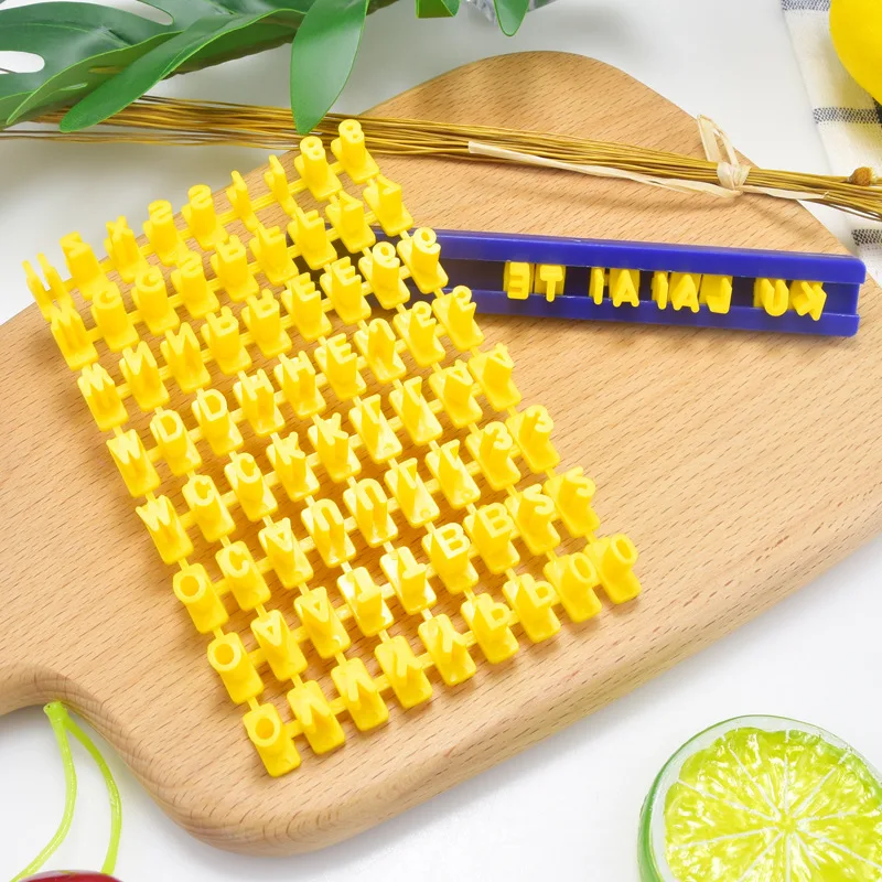 Алфавит буквы цифры печенья пресс штамп тиснитель резак помадка плесень формы