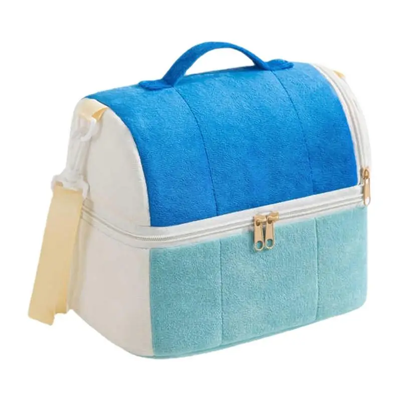 

Обеденный мешок Контейнер для ланча большой емкости, водонепроницаемый портативный термоохладитель, сумки для пищевых продуктов для улицы, работы, школы