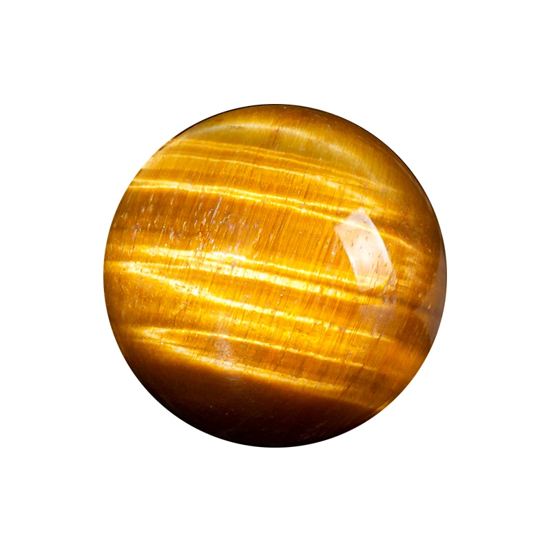 Натуральный желтый тигровый глаз камень свободные бусины круглые одиночные Wenwan