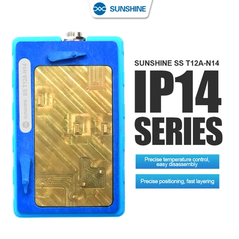 SUNSHINE SS-T12A-N14 N15 N13 4 в 1 Материнская плата ремонт системы отопления для IP14/14 Pro/14 Pro Max/14 Plus слойка материнской платы