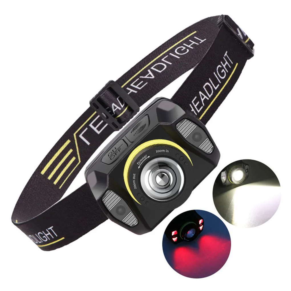 

Налобный фонарь с датчиком движения