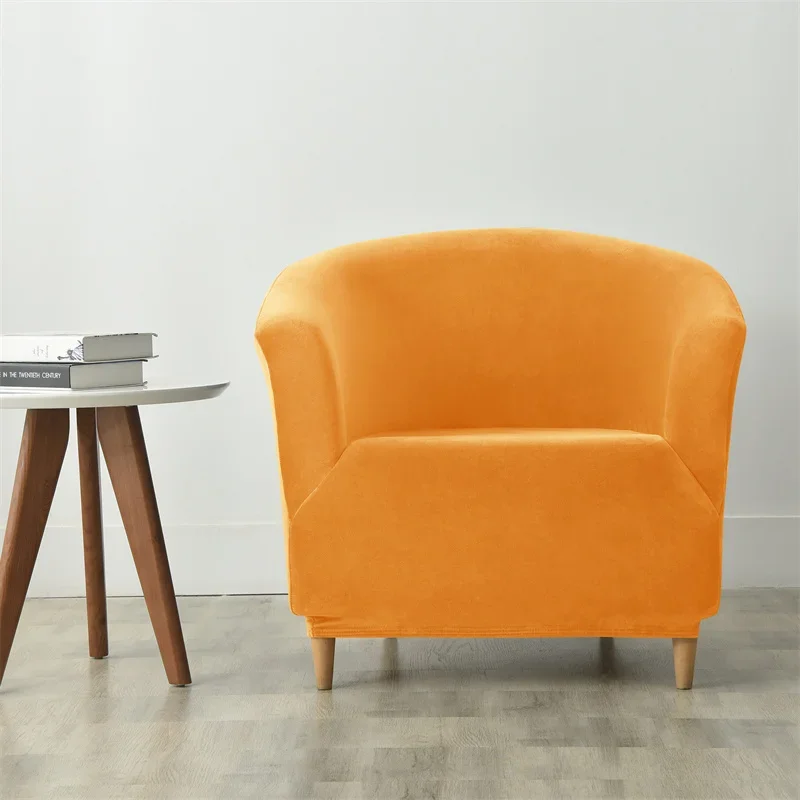 Однотонный Бархатный Чехол для дивана повседневный эластичный чехол на одно