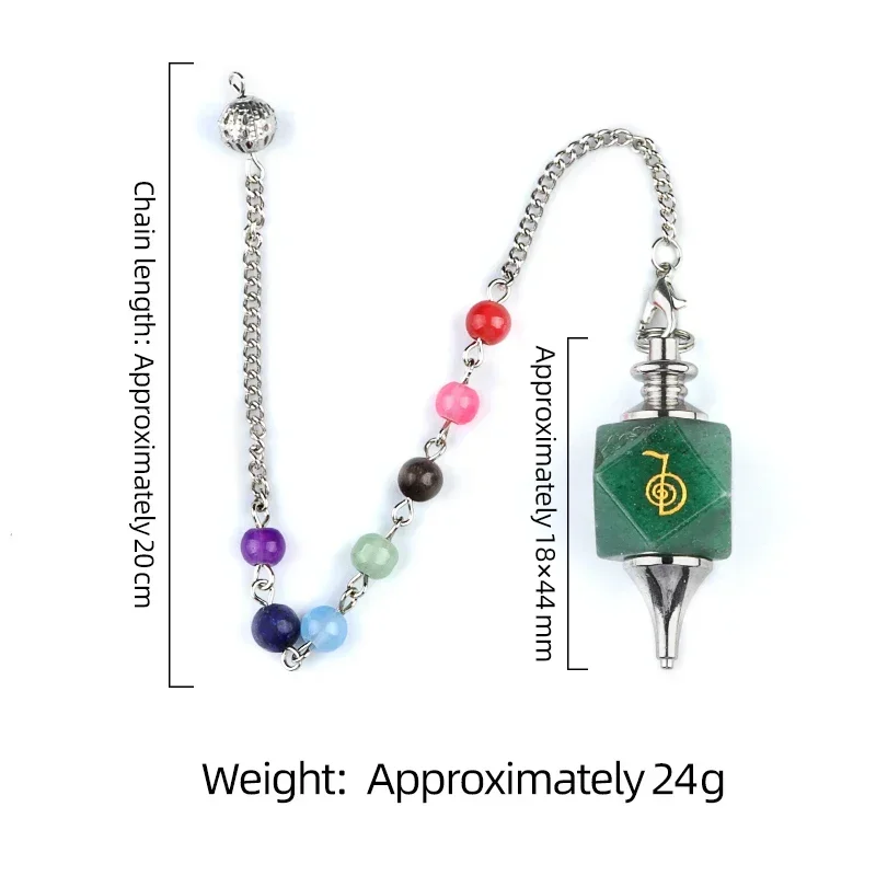 ZHEPIN оптовая продажа хрустальный маятник ручной работы в форме блока с