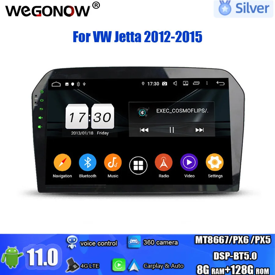 

Автомобильный мультимедийный плеер PX6, IPS, Android 11,0, 8 ГБ ОЗУ, 128 Гб ПЗУ, 8 ядер, GPS, карта, RDS, радио, Wi-Fi, Bluetooth 2012, для VW Jetta-2015