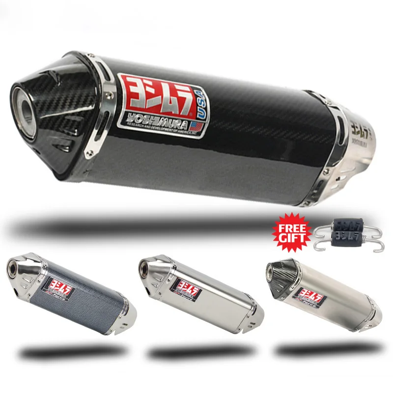 

51mm Universal Motorcycle Exhaust Muffler Yoshimura Escape Moto DB Killer for Honda PCX125 NMAX155 FZ1N Z900 S1000RR CBR500R R6