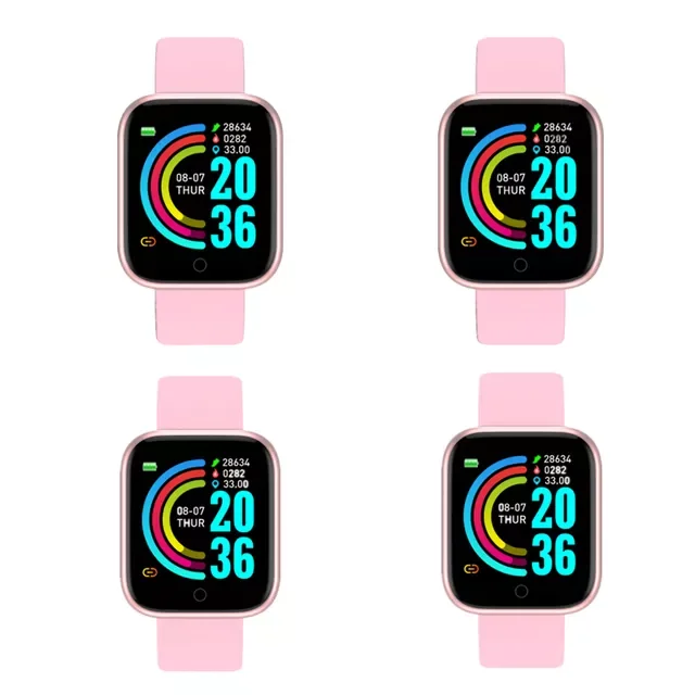 

Watch 2020 2021 Y68 D20 Fitness Bracelet Heart Rate Monitor Blood Pressure Bluetooth Watch for Android Phone Watch