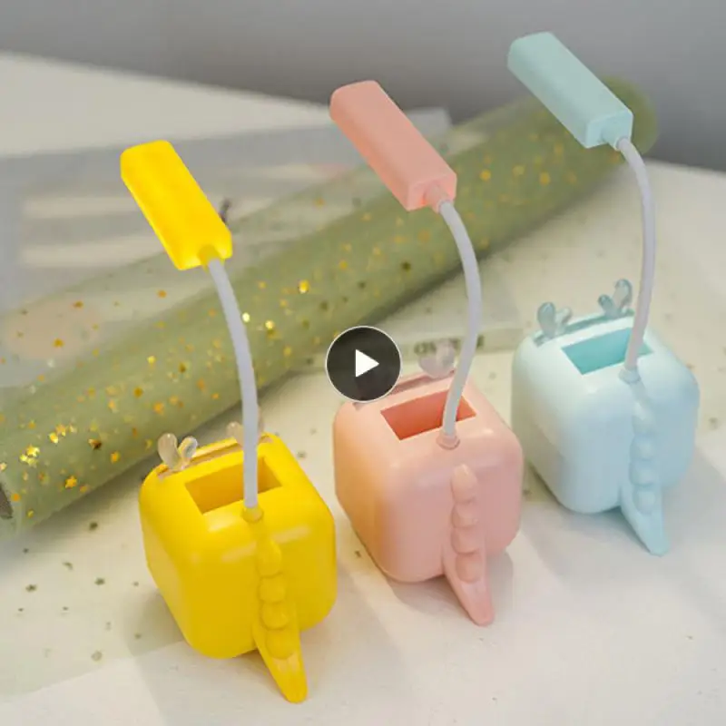 

400mah Atmosphere Lamp Pink/blue/yellow Student Small Book Lamp Hot Lighting Tool Abs Usb Lamp Ct610b Cute Usb Light 2023