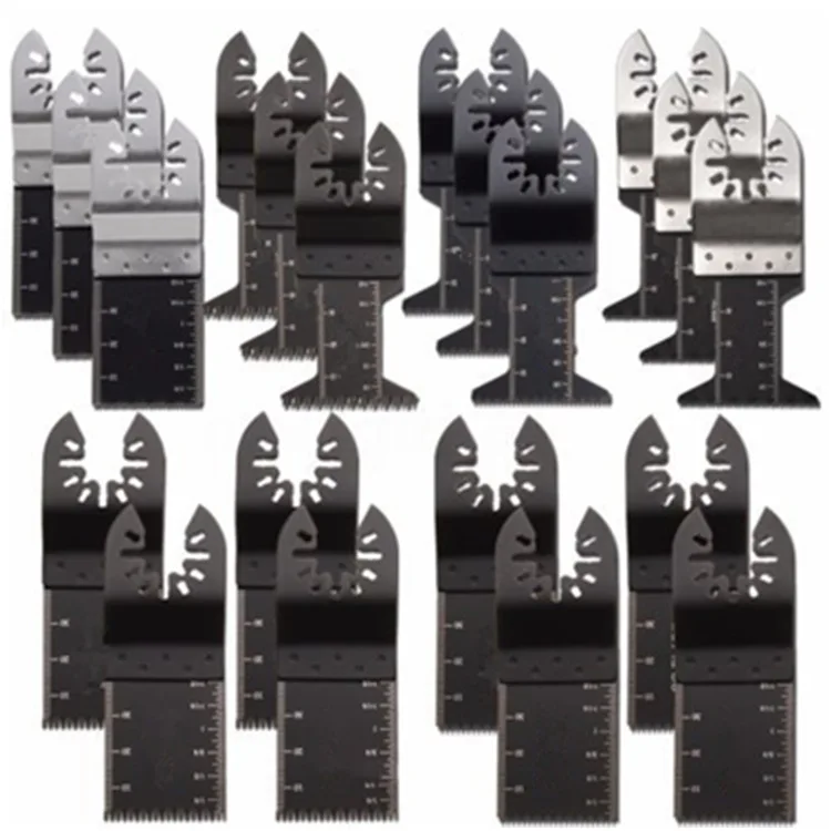 

34mm Universal Saw Blade Set Oscillating Multi Tool Straight Scale Multitools Cutting Wood Saw Blades For Fein Multimaster Power