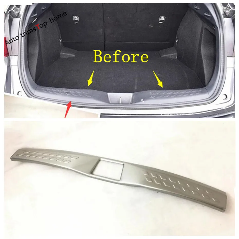 Комплект защитных накладок на задний бампер из нержавеющей стали для Toyota C-HR CHR 2016