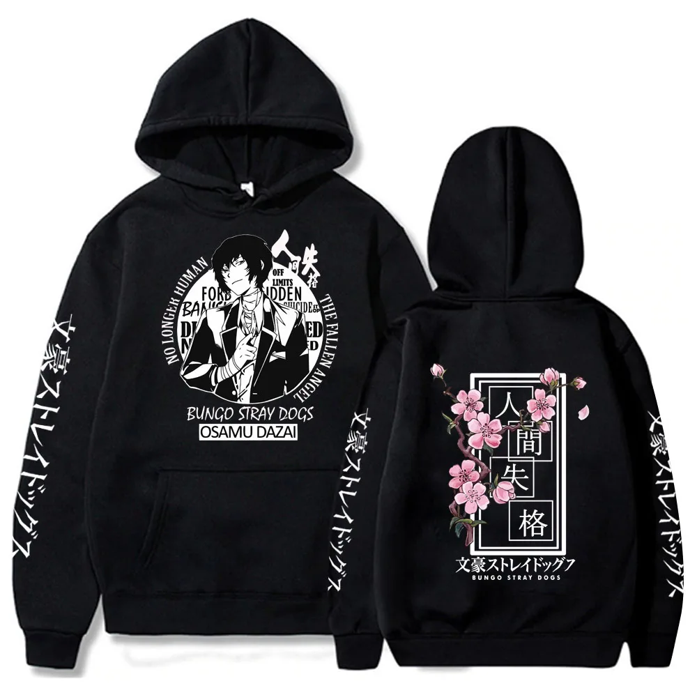 

Bungo Stray Dogs Hoodie Men Women Casual Animes Pullovers Tops Hip Hop Streetwear Harajuku Long Sleeve Hooded Sweatshirt