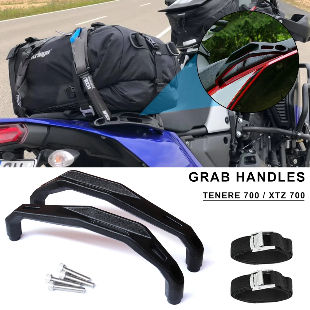 

Для YAMAHA tenere700 TENERE 700 T7 T700 XT700Z XT 700 Z 2020 2021 мотоциклетные пассажирские задние Захваты Ручки сиденья ручка захвата рельса