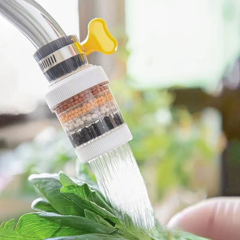 6-слойный универсальный кухонный смеситель, очиститель, фильтр, экономия воды, барботер, фильтрация с активированным углем, насадка для душа, фильтр