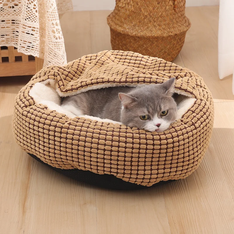 

Hot cat's nest warm semi-enclosed dog's nest pet cat mat