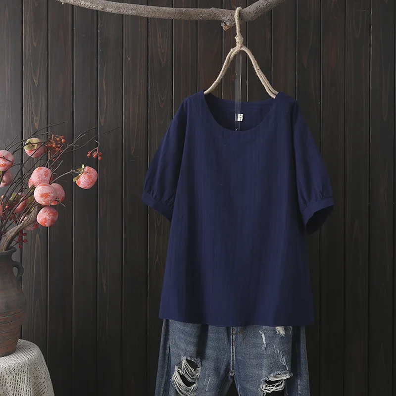

2022 summer new maternity round neck short sleeve loose casual T-shirt GRAY22
