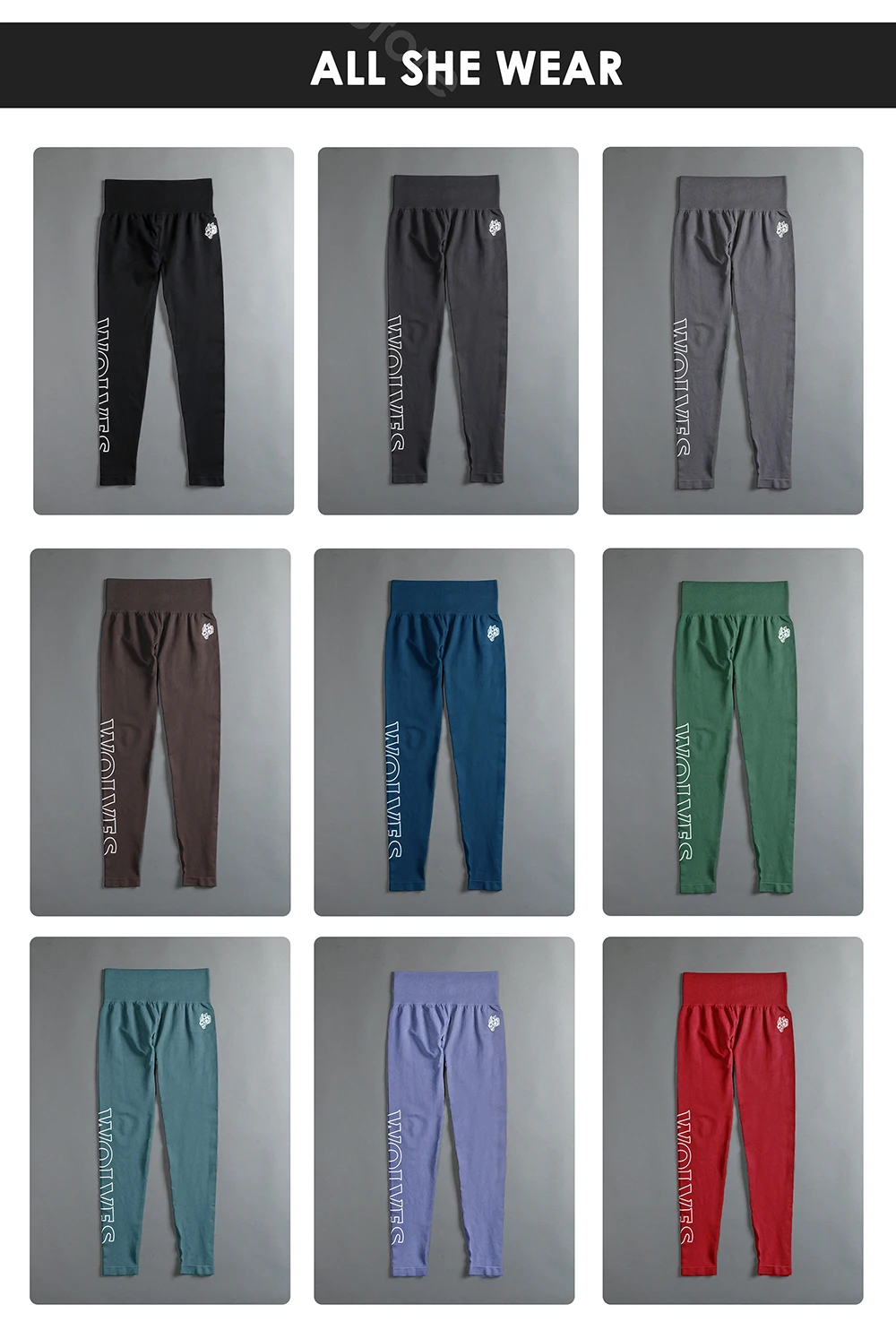 DARC SHE Yoga Leggings Women Running Pants High Waisted Tummy Control Wear Sports Womans Fitness Leggins No Front Seam Tights