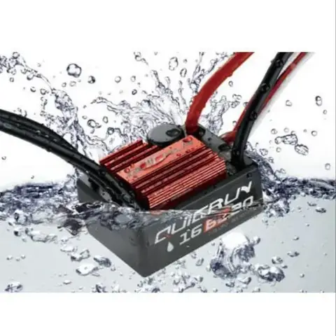 HobbyWing QuicRun WP-16BL30 30A регулятор скорости для радиоуправляемых автомобилей 1/16