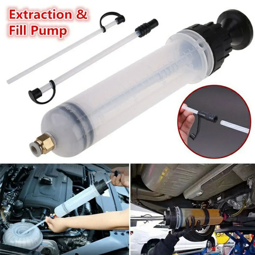 

Fluid Extractor 200cc/500cc Car Oil Fluid Extraction Fill Pump Fluid Syringe Pump Manual Suction Vacuum Fuel Engine Oil Pump