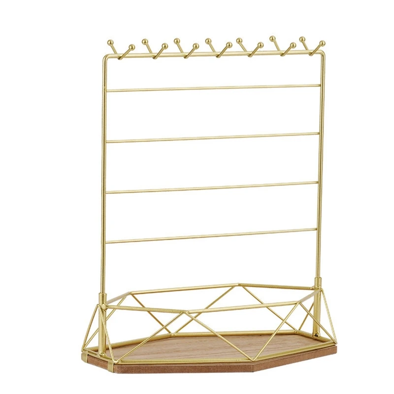 

Jewelry Hanging Organizer Tabletop Countertop Stand Necklace Holder Display Rack 40GB
