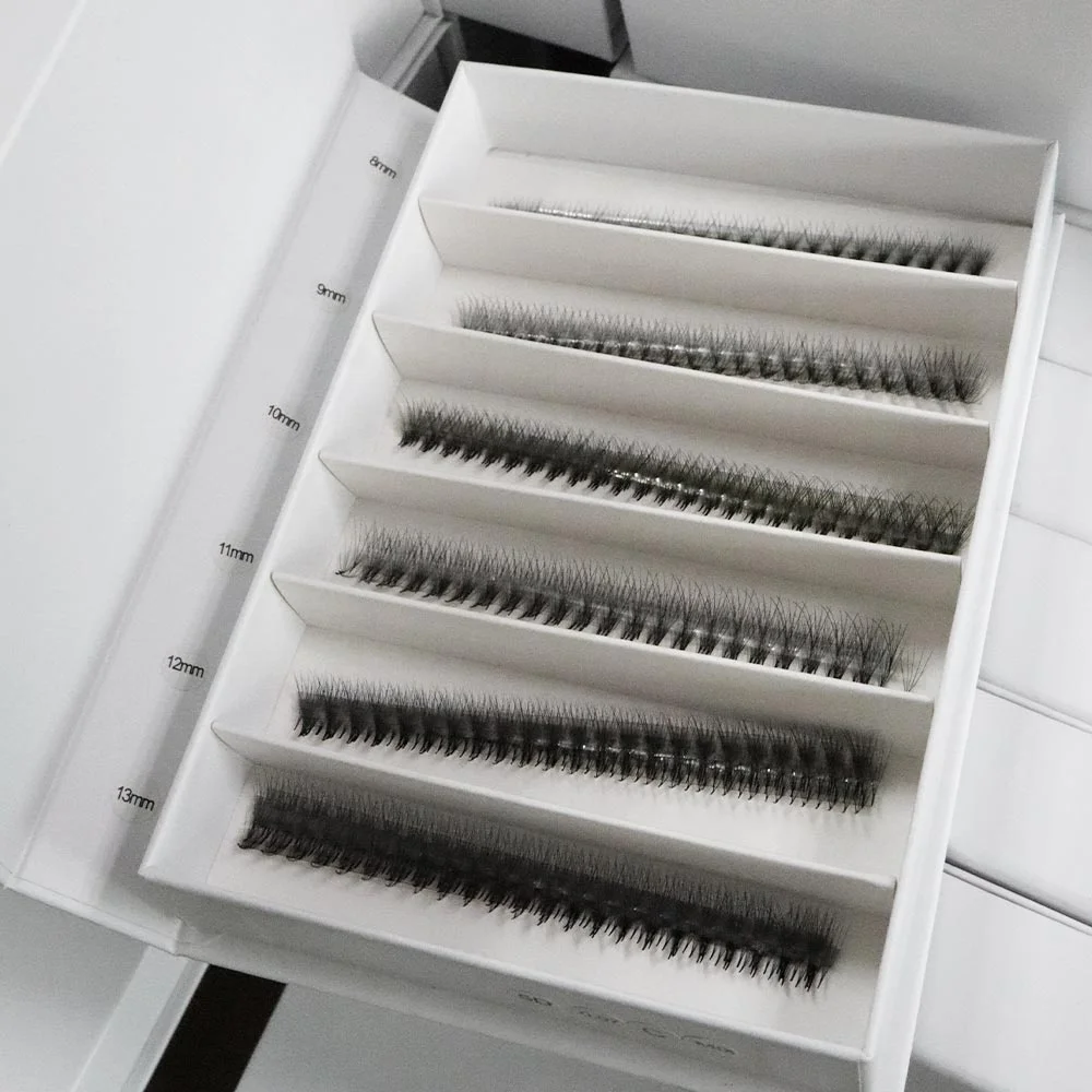 1000/2000 вентиляторы тонкие острые базовые готовые вееры объемные ресницы