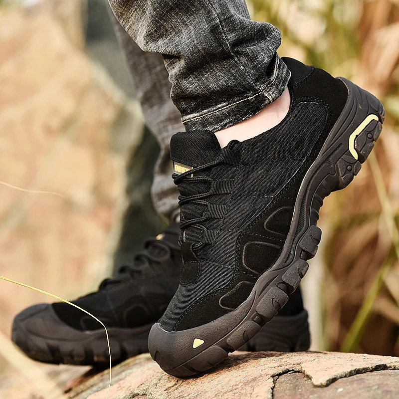 

Мужские армейские боевые ботинки, водонепроницаемая туристическая обувь, рабочая обувь, армейские тактические дышащие кроссовки, ботинки ...