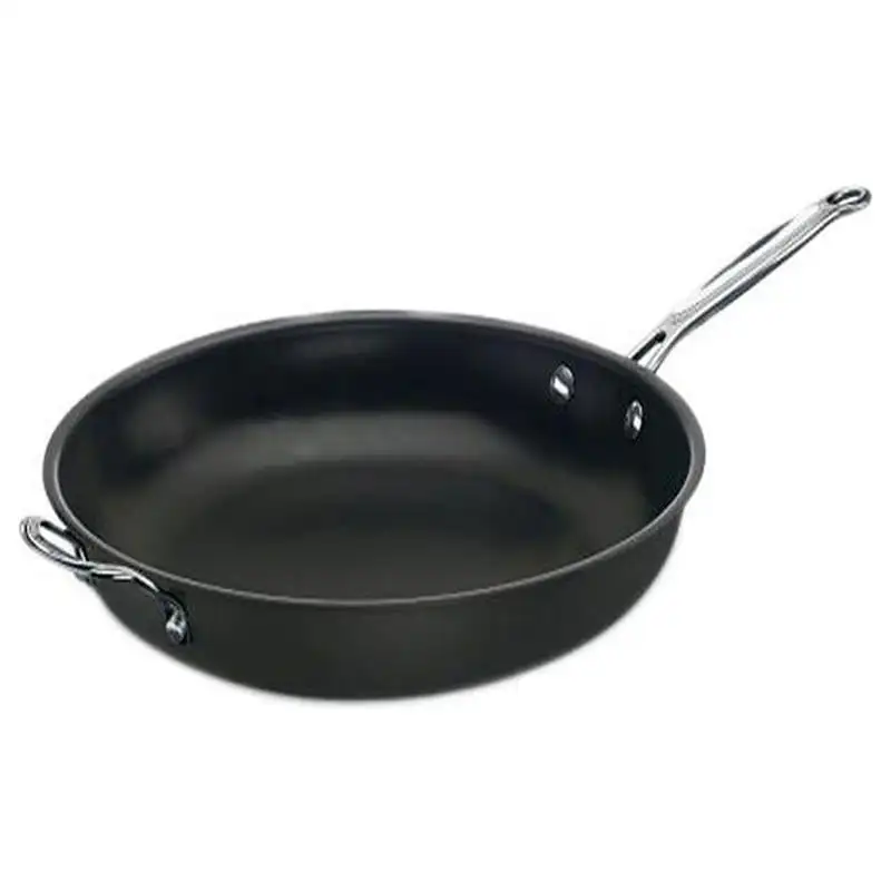

Classic Non-Stick Hard Anodized 14" Open Skillet with Helper Handle