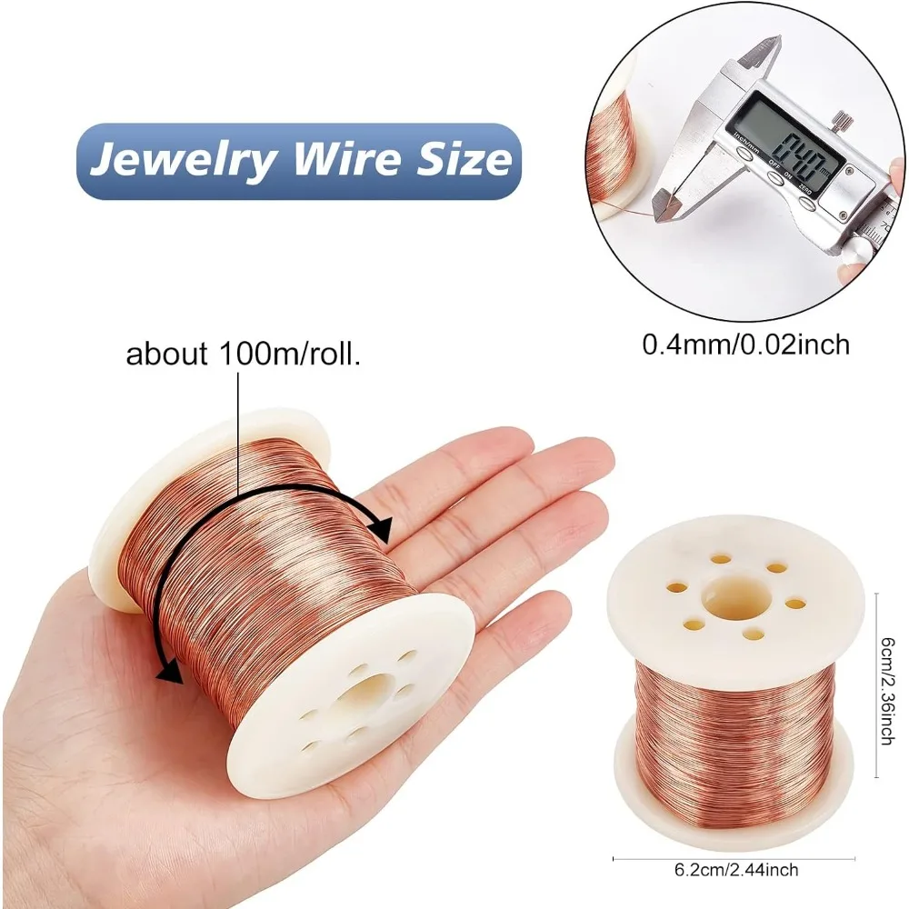 Проволока из красной меди с неизолированным медным покрытием 24 дюйма 328 футов