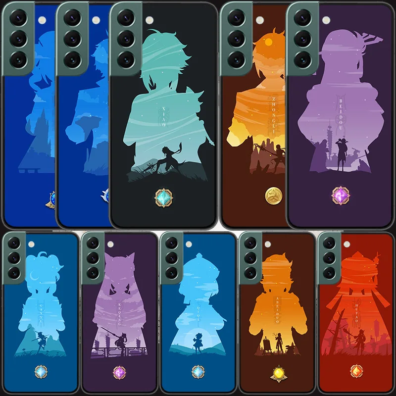 

Genshin Impact Phone For Samsung Galaxy Note 20 Ultra 10 Lite 9 8 M11 M12 M21 M30S M31S M32 M51 M52 Case J8 J6 J4 Plus M60S M80S