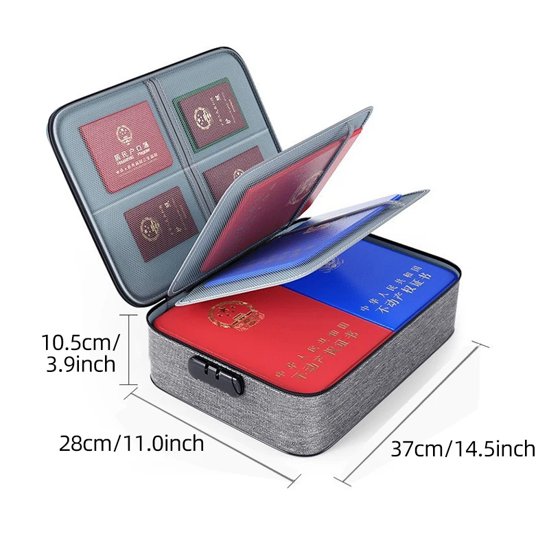 Multifunctional Briefcase Office Waterproof Document Material Storage Bag Business Trip File Organize Pouch Accessories Supplies