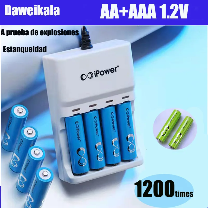 Аккумуляторная батарея AA + AAA 1,2 V, аккумуляторная батарея ni - MH AA 800 Mah 3a, аккумуляторная батарея aaa с 2 батареями AA/AA