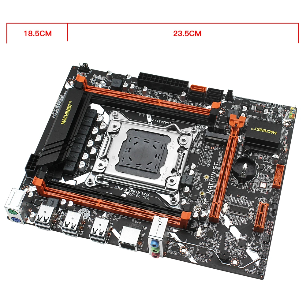 MACHINIST X79 комплект материнской платы с процессором Xeon E5 2630 V2 LGA 2011 Комплект 16 Гб (4*4