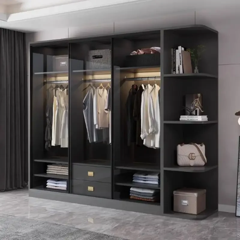 Luxury Orgnizer Wardrobes Modular Drawers Quiet Organizer Bedroom Closet Storage Locker Rangement Chambre Furniture
