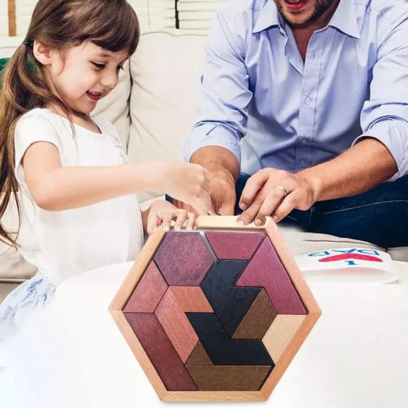 Рисунок 4 - Головоломка Шестигранная с геометрическим рисунком