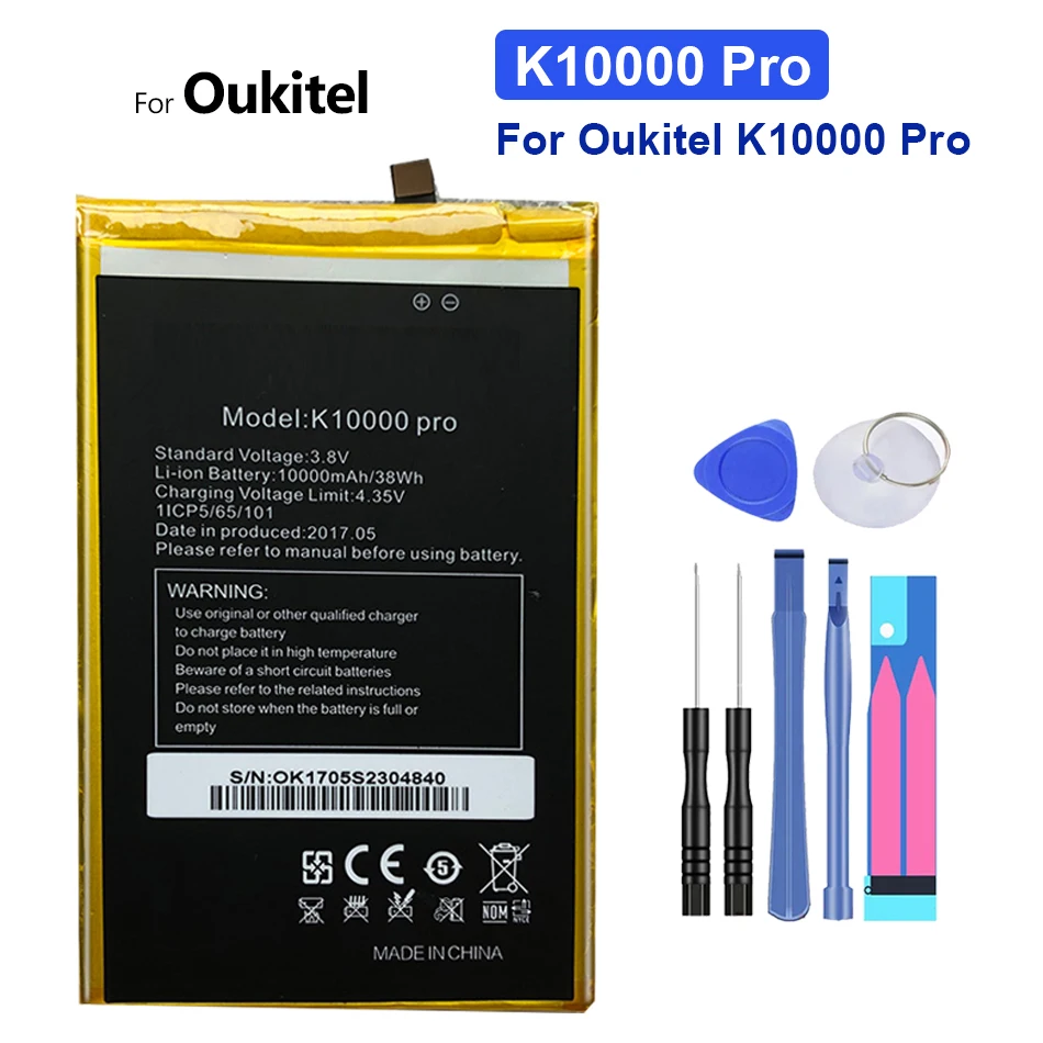 

Аккумулятор 10000 мАч для Oukitel K10000 Pro K10000Pro Bateria