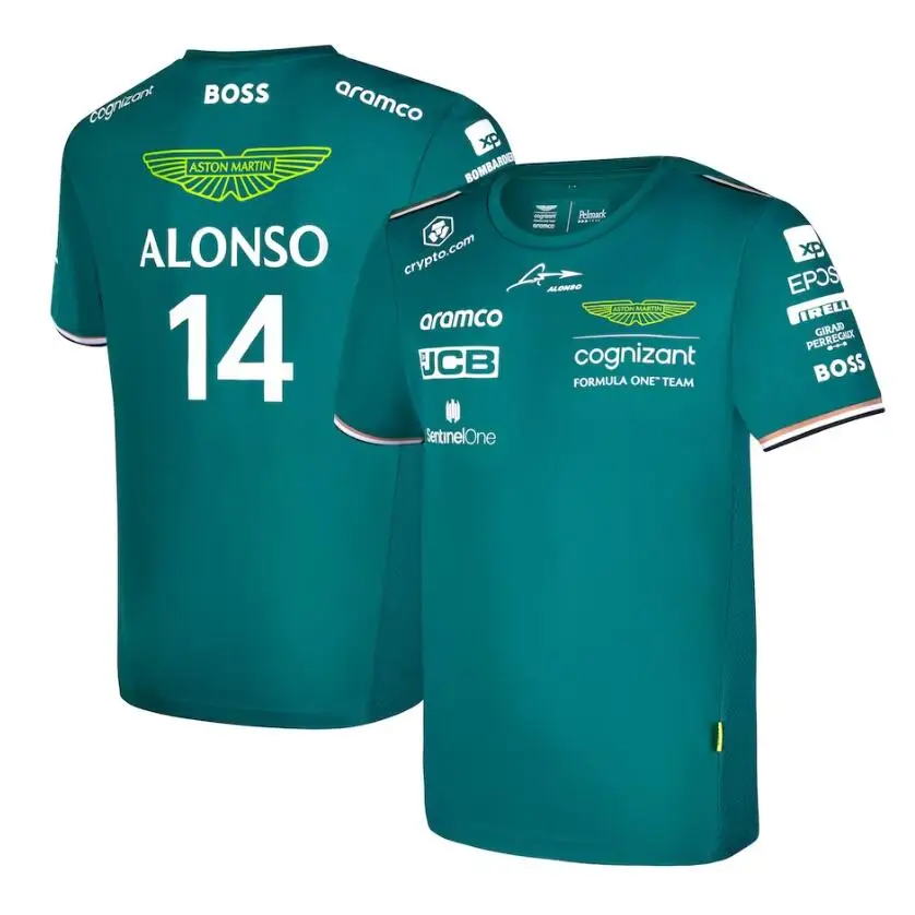 

2023 Aston Martin F1 3D Printing T-Shirts Mens Womens Sport Fashion O-Neck T-Shirts Kids T-Shirt Tops Formula 1 Racing