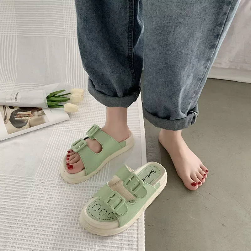 

Women Premium Orthopedic Open Toe Sandals Vintage Anti-slip Breathable Leather Casual Female Platform Retro Shoes