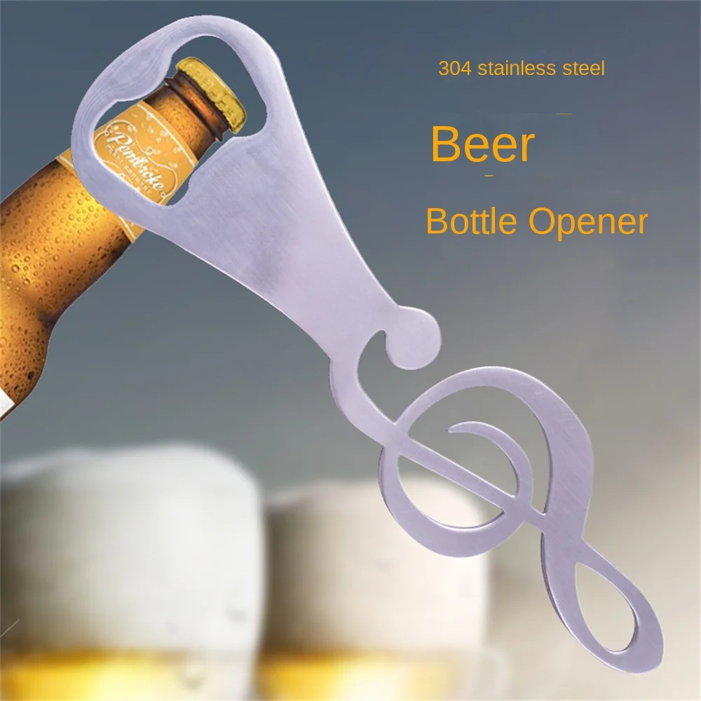 

Sturdy And Durable Beer Bottle Opener Strong Anti-fall Restproof Creative Note Can Opener Portable Corrosion Resistance Home