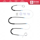Bross автозапчасти BWR242 электрическая мощность регулятор окна Ремонтный комплект передняя левая дверь для VW Polo MK3 6N хэтчбек 1994-1999