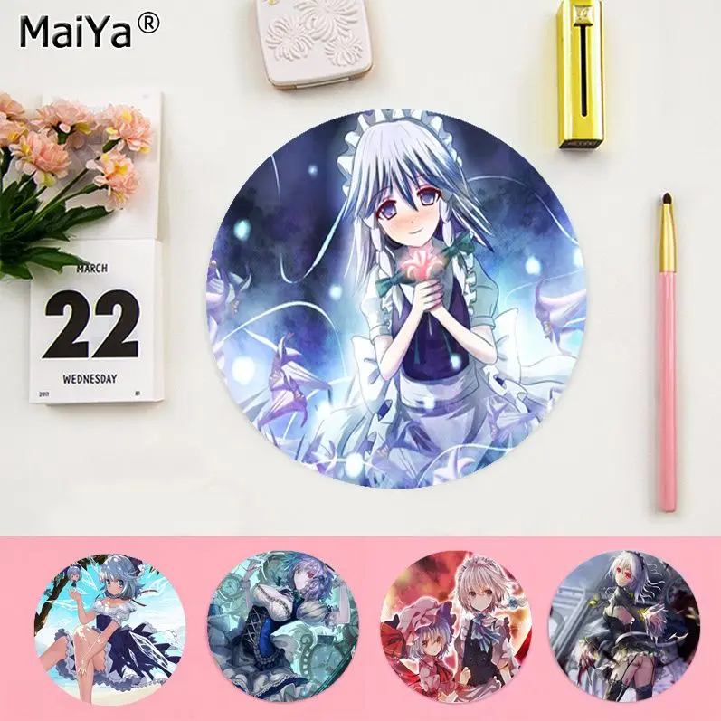 

MaiYa Cool New Sakuya Izayoi Soft Rubber Professional Gaming Mouse Pad Computer gaming Mousepad Rug For PC Laptop Notebook