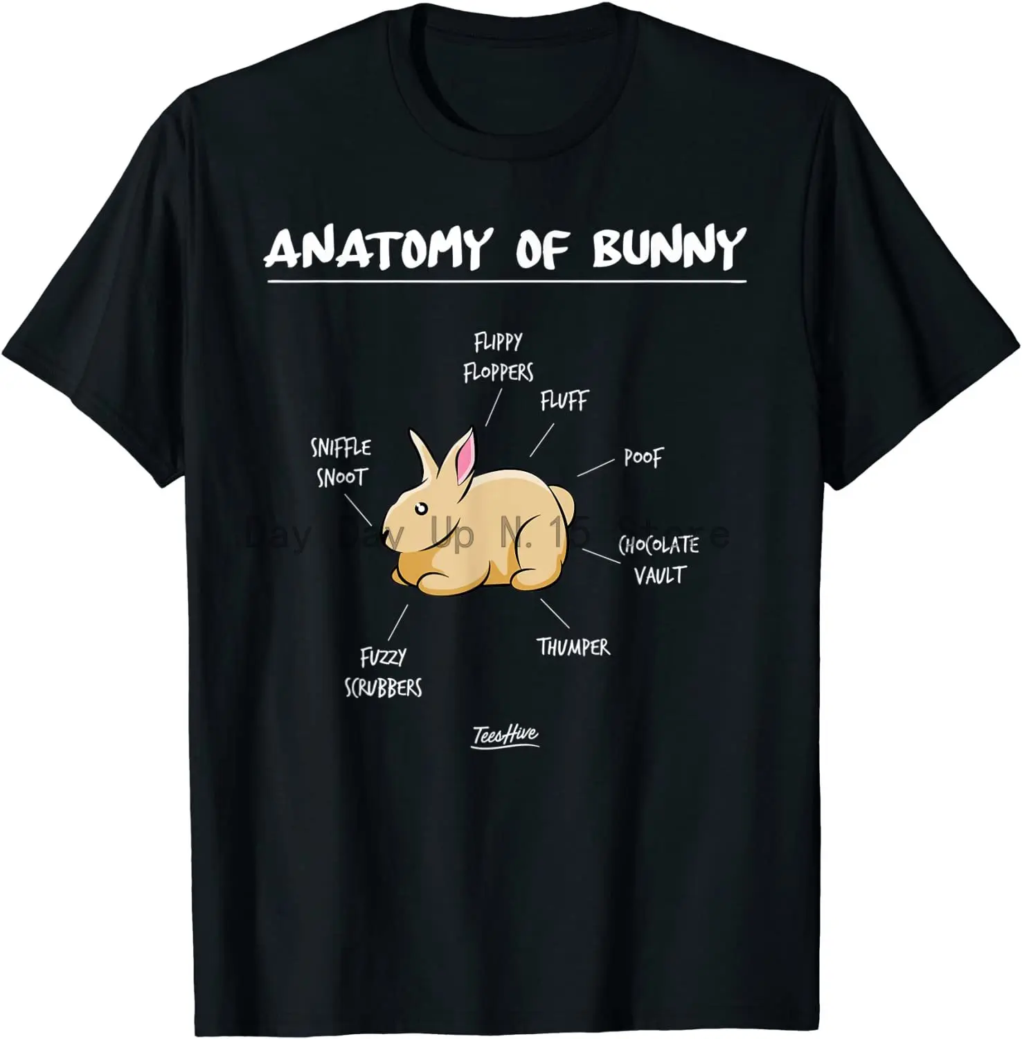 

Anatomy of a Bunny Gifts for Bunny Lovers Funny Rabbit Gifts T-Shirt