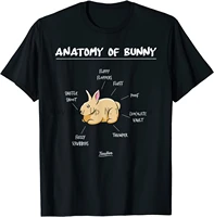 anatomy of a bunny gifts for bunny lovers funny rabbit gifts t shirt