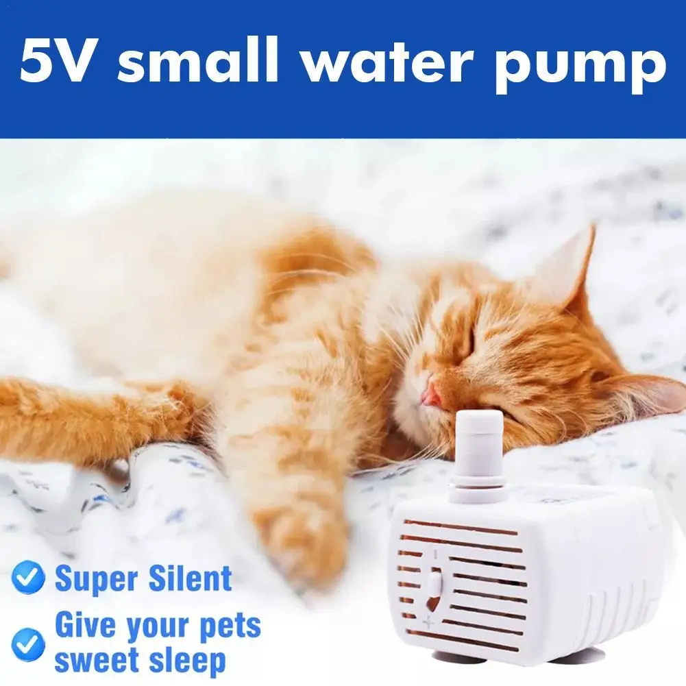Мини погружной насос для воды 200 л/ч 2 Вт USB 5 В постоянного тока диспенсер домашних